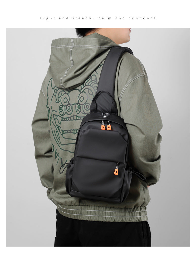 Fashionable Multi-functional Crossbody Shoulder Sling Bag - Gray