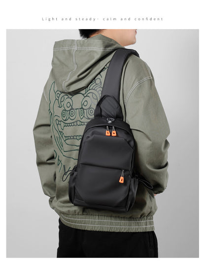 Fashionable Multi-functional Crossbody Shoulder Sling Bag - Gray