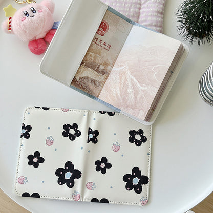 Cute Bear Series Passport Holder - Portable Multi-Functional Travel Document Case & Card Organizer