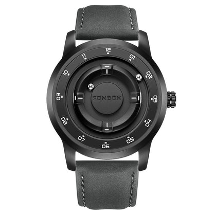 LIGE Unique Black Concept Watch Men's Multi-Function Water Resistant Metal Band.