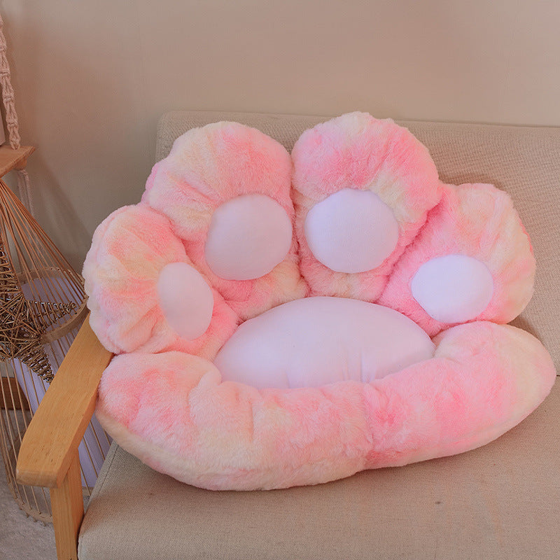 Cute Bear Paw Seat Cushion - Half-Enclosed Lazy Sofa Chair Pad