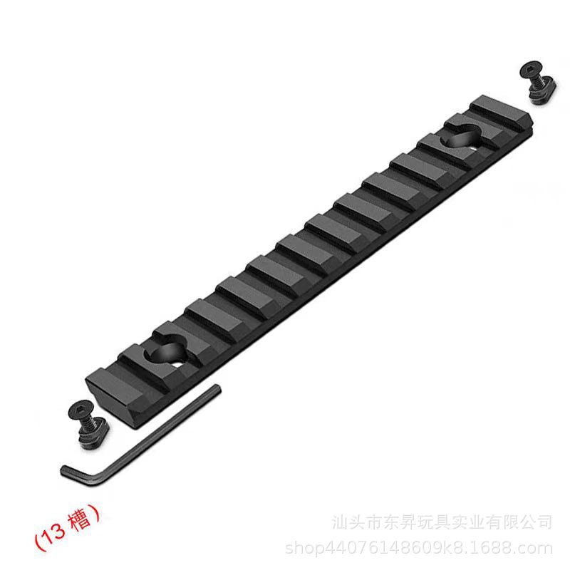 CNC Aluminum M-LOK Metal Rail Section - 20mm Tactical Picatinny Rail