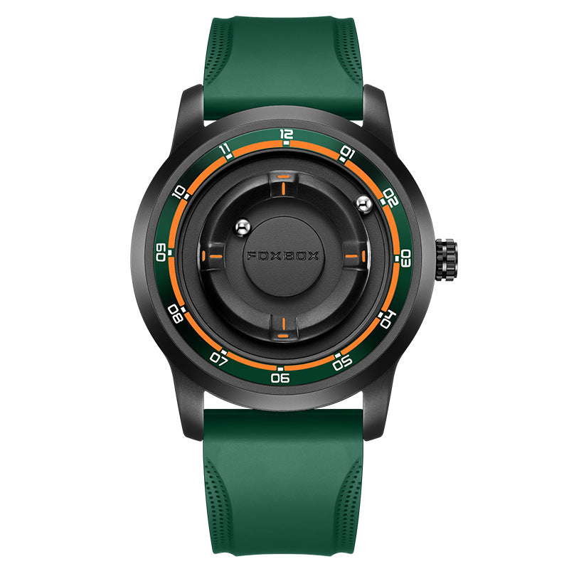 LIGE Unique Black Concept Watch Men's Multi-Function Water Resistant Metal Band.