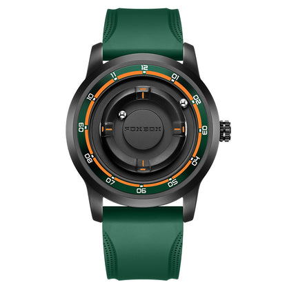 LIGE Unique Black Concept Watch Men's Multi-Function Water Resistant Metal Band.