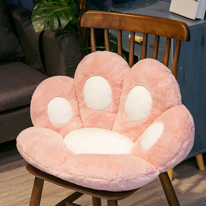 Cute Bear Paw Seat Cushion - Half-Enclosed Lazy Sofa Chair Pad