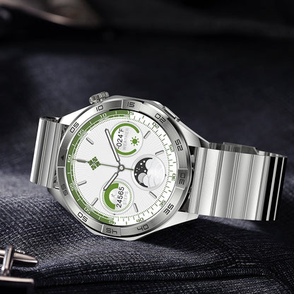 Luxury Business Smart Watch with Bluetooth Calling - Round Screen Health Monitoring Watch