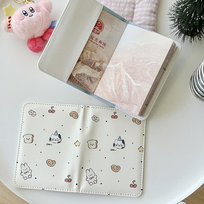 Cute Bear Series Passport Holder - Portable Multi-Functional Travel Document Case & Card Organizer