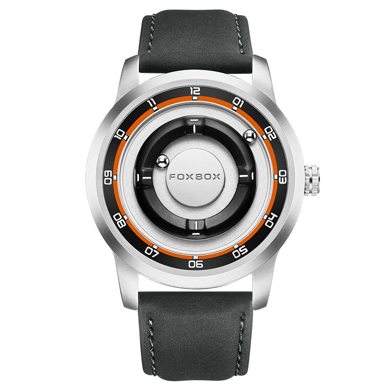 LIGE Unique Black Concept Watch Men's Multi-Function Water Resistant Metal Band.