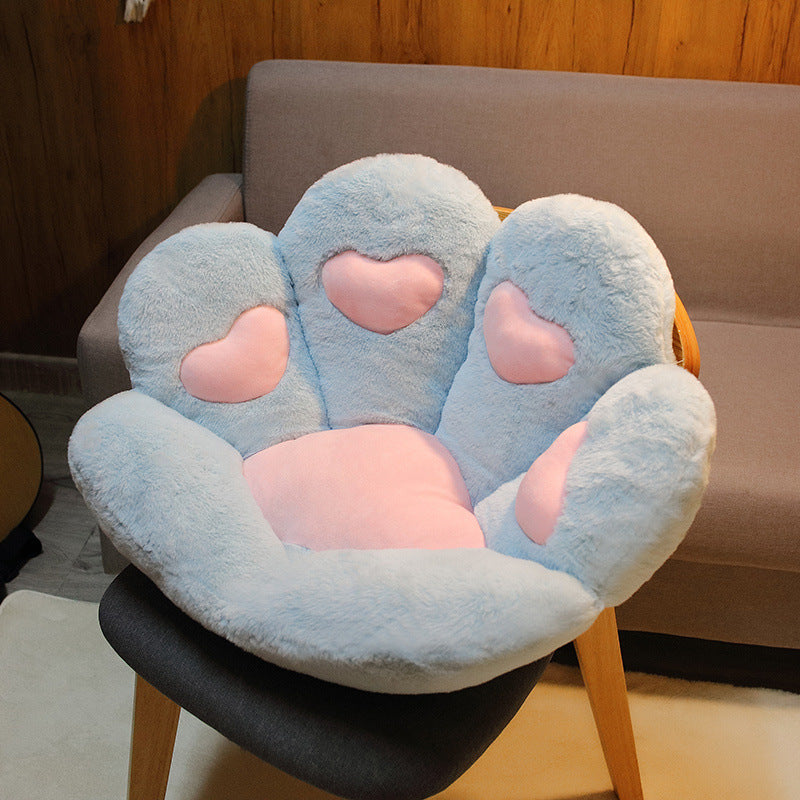 Cute Bear Paw Seat Cushion - Half-Enclosed Lazy Sofa Chair Pad