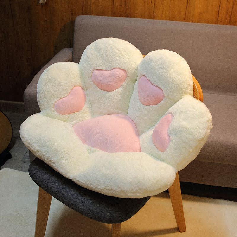 Cute Bear Paw Seat Cushion - Half-Enclosed Lazy Sofa Chair Pad