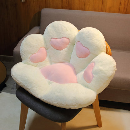 Cute Bear Paw Seat Cushion - Half-Enclosed Lazy Sofa Chair Pad