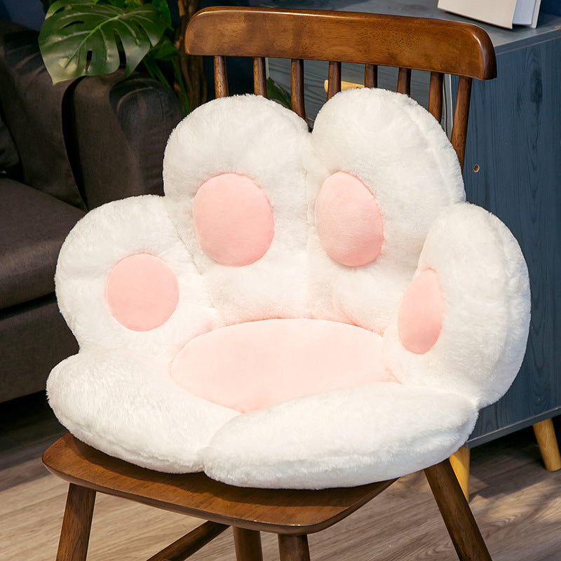 Cute Bear Paw Seat Cushion - Half-Enclosed Lazy Sofa Chair Pad