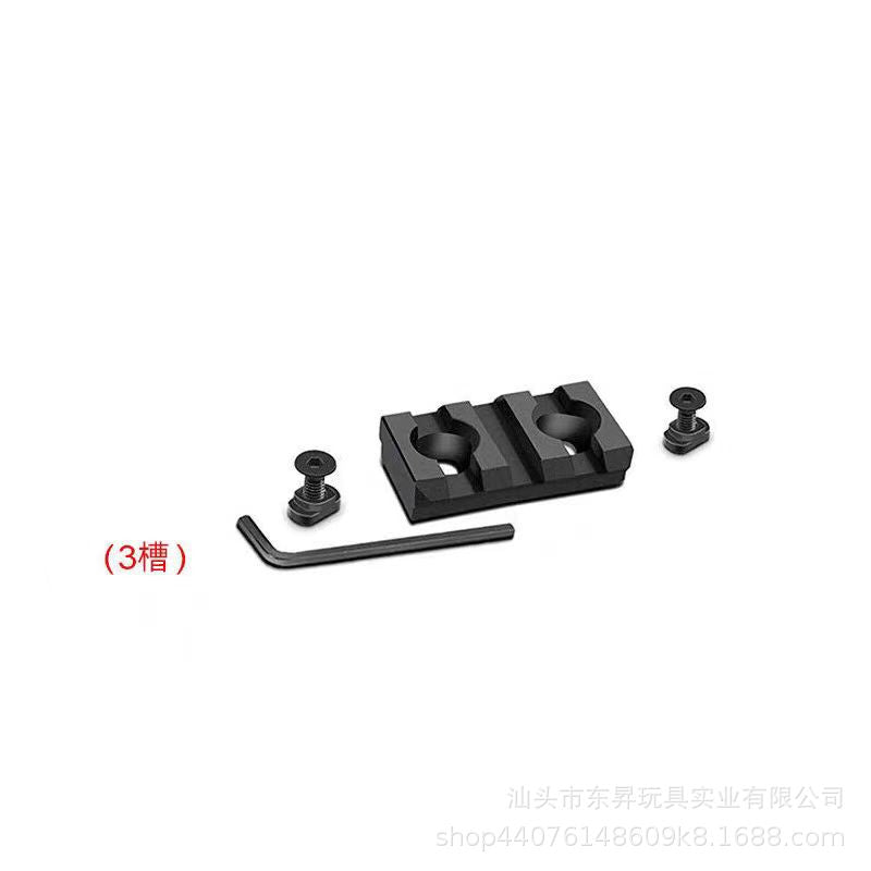 CNC Aluminum M-LOK Metal Rail Section - 20mm Tactical Picatinny Rail