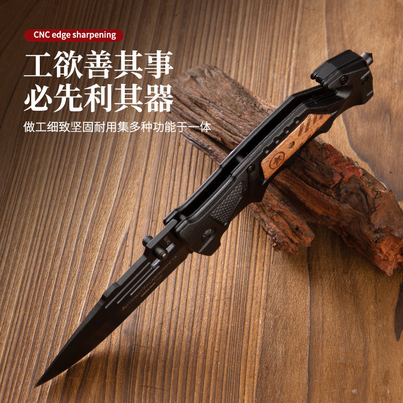 High-Hardness Tactical Folding Knife - Outdoor Survival Pocket Knife