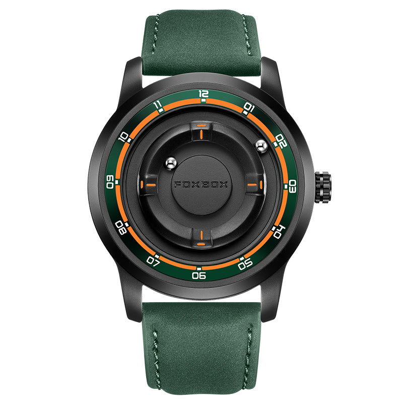 LIGE Unique Black Concept Watch Men's Multi-Function Water Resistant Metal Band.