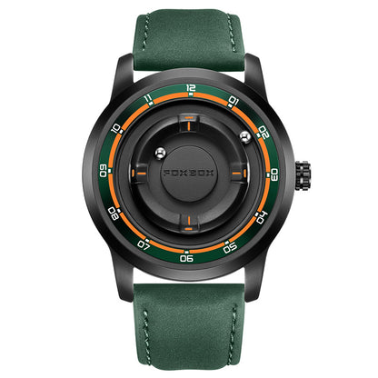 LIGE Unique Black Concept Watch Men's Multi-Function Water Resistant Metal Band.