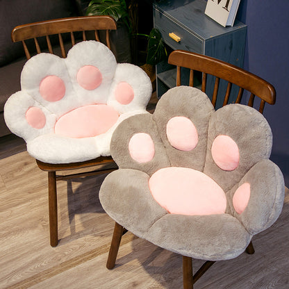 Cute Bear Paw Seat Cushion - Half-Enclosed Lazy Sofa Chair Pad