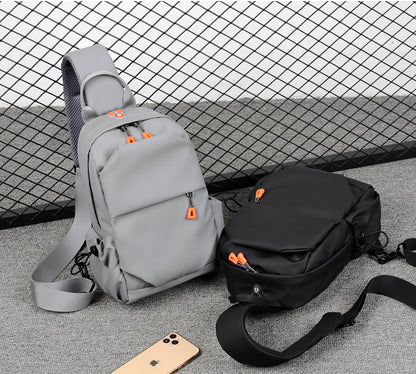 Fashionable Multi-functional Crossbody Shoulder Sling Bag - Gray
