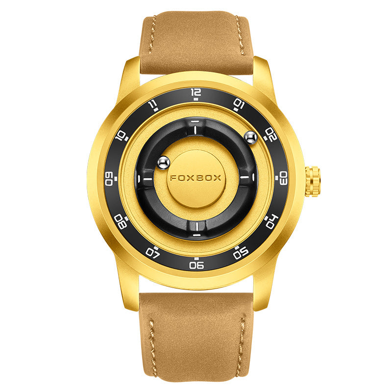 LIGE Unique Black Concept Watch Men's Multi-Function Water Resistant Metal Band.