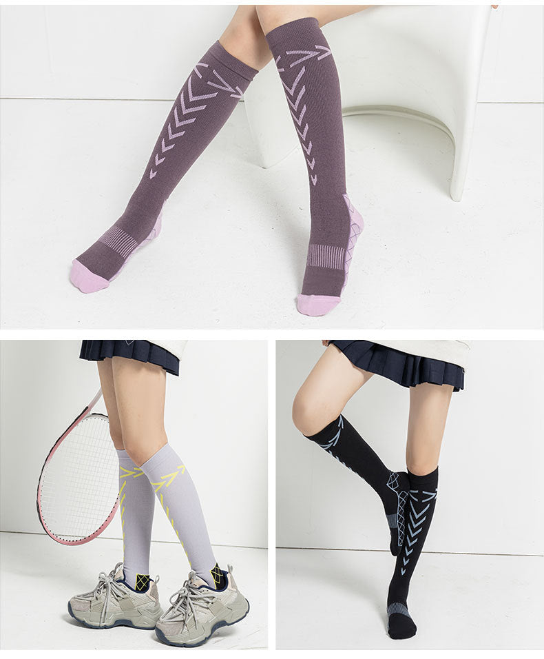 Unisex Performance Compression Socks - Premium Sports & Fitness Support
