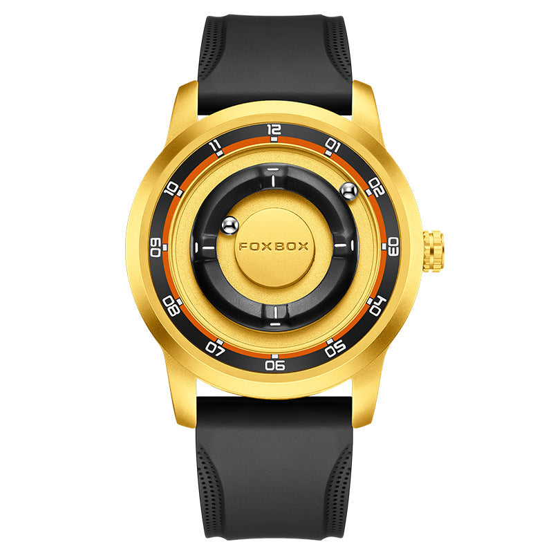 LIGE Unique Black Concept Watch Men's Multi-Function Water Resistant Metal Band.