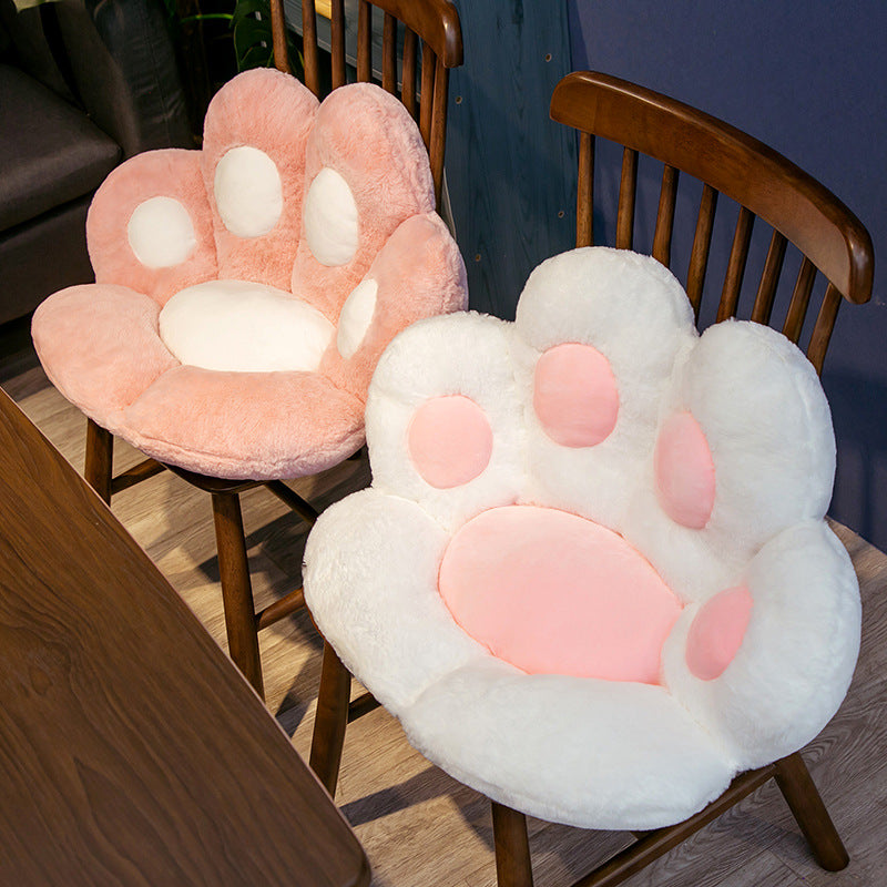 Cute Bear Paw Seat Cushion - Half-Enclosed Lazy Sofa Chair Pad