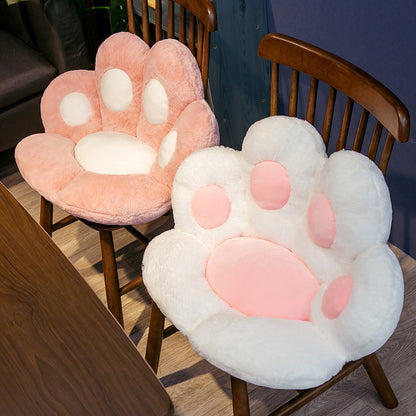 Cute Bear Paw Seat Cushion - Half-Enclosed Lazy Sofa Chair Pad