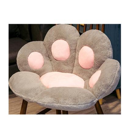 Cute Bear Paw Seat Cushion - Half-Enclosed Lazy Sofa Chair Pad