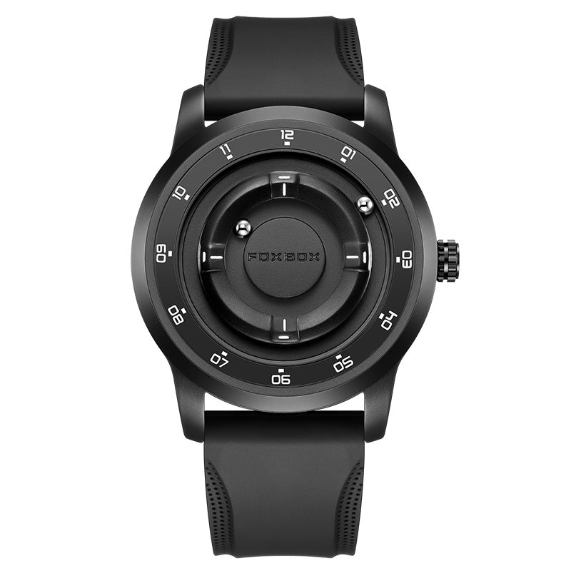 LIGE Unique Black Concept Watch Men's Multi-Function Water Resistant Metal Band.