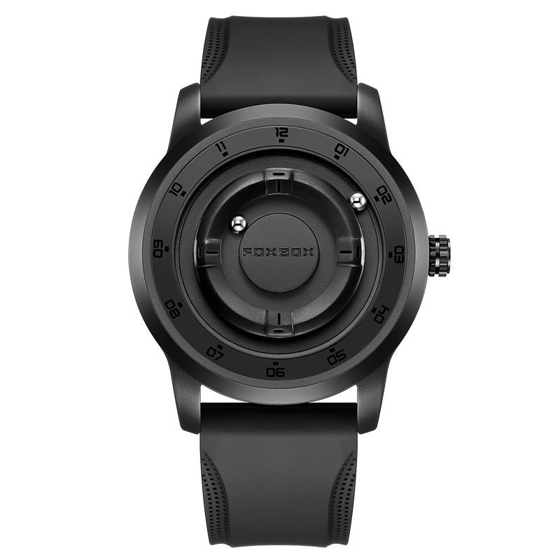 LIGE Unique Black Concept Watch Men's Multi-Function Water Resistant Metal Band.