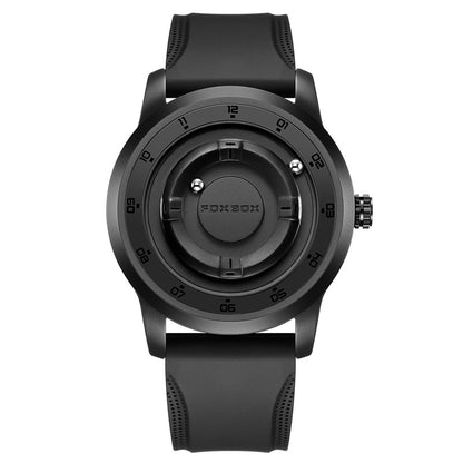 LIGE Unique Black Concept Watch Men's Multi-Function Water Resistant Metal Band.