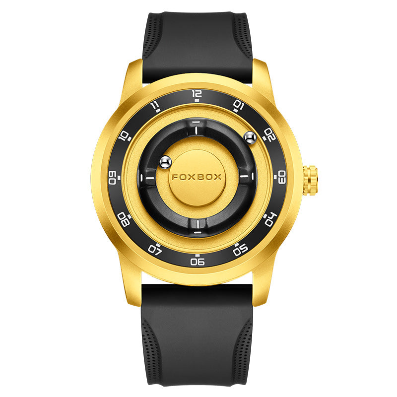 LIGE Unique Black Concept Watch Men's Multi-Function Water Resistant Metal Band.