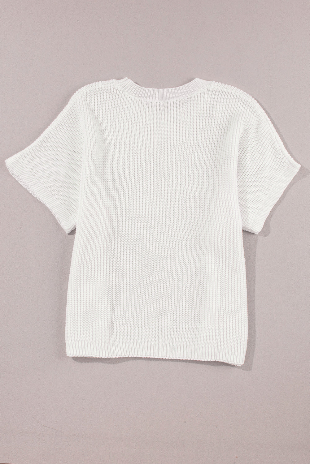 Minimalist Flower Embroidered Pullover - Stylish Knitwear for Women